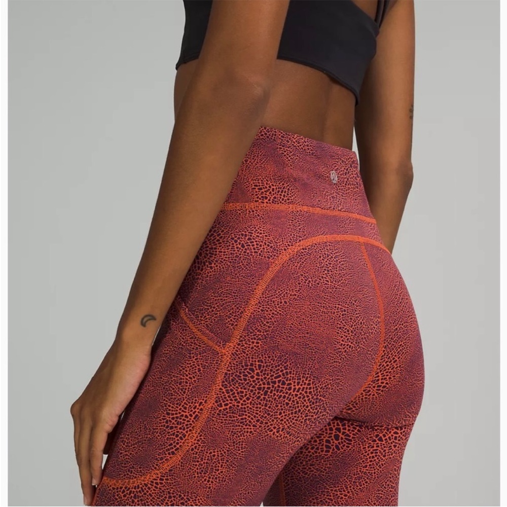 Lululemon invigorate high rise crop leggings